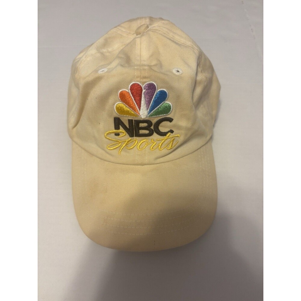 NBC sports Adjustable Hat Ahead Special Edition Beige W Logo One Size News